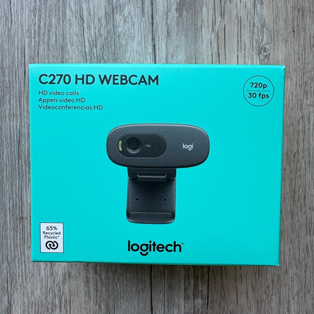 Logitech C270 Web Camera - HD Video Calls 720p 30fps New! - Picture 8 of 8